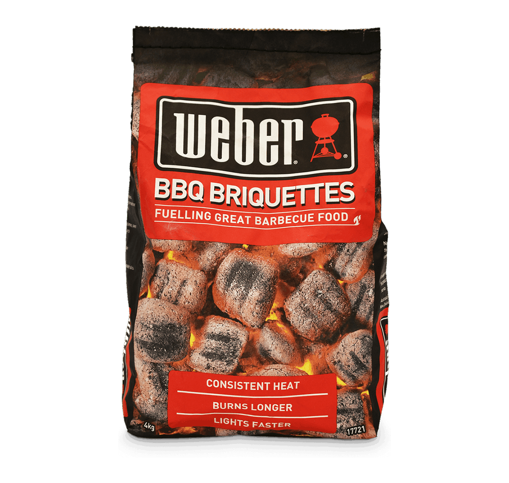 Weber 4KG Briquette - Single Bag