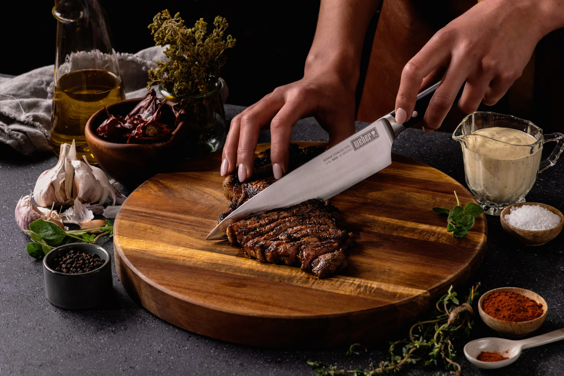 Weber Chefs Knife 8 " - Image 3