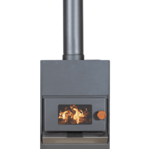 Pyro Classic Wood Fire Package Incl Fire, Wood Bin & Wall Protection*