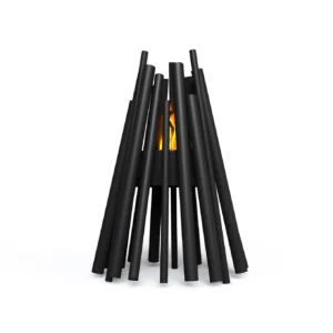 ECOSMART Stix 8 Black Fire Pit