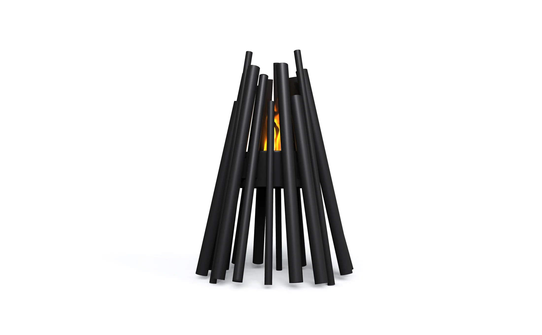 ECOSMART Stix 8 Black Fire Pit