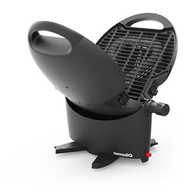 NomadiQ Portable Gas BBQ - Black - Image 2