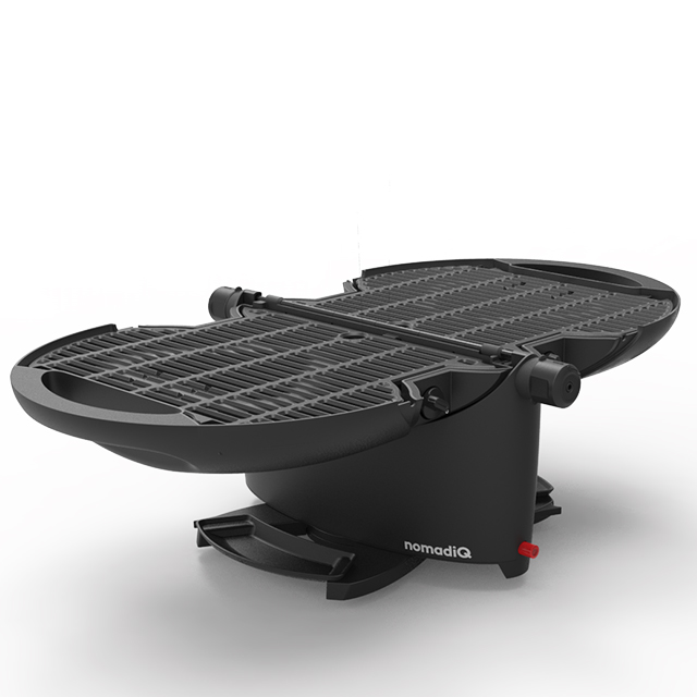 NomadiQ Portable Gas BBQ - Black - Image 3