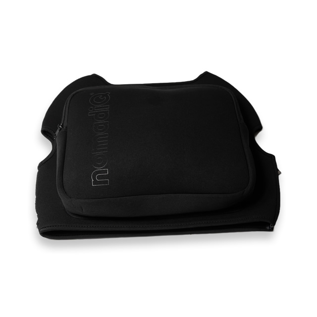 NomadiQ BBQ Protective Cover With Storage Pocket - Black - Image 2